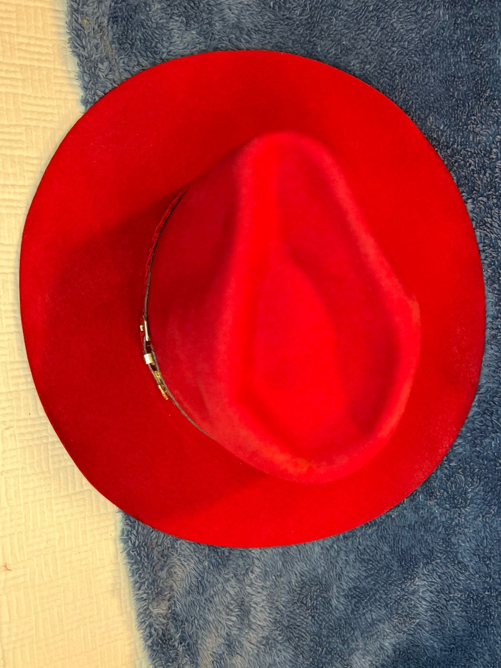Resistol Bradford Western Melody Pure Wool Hat 7 1/8 Flame